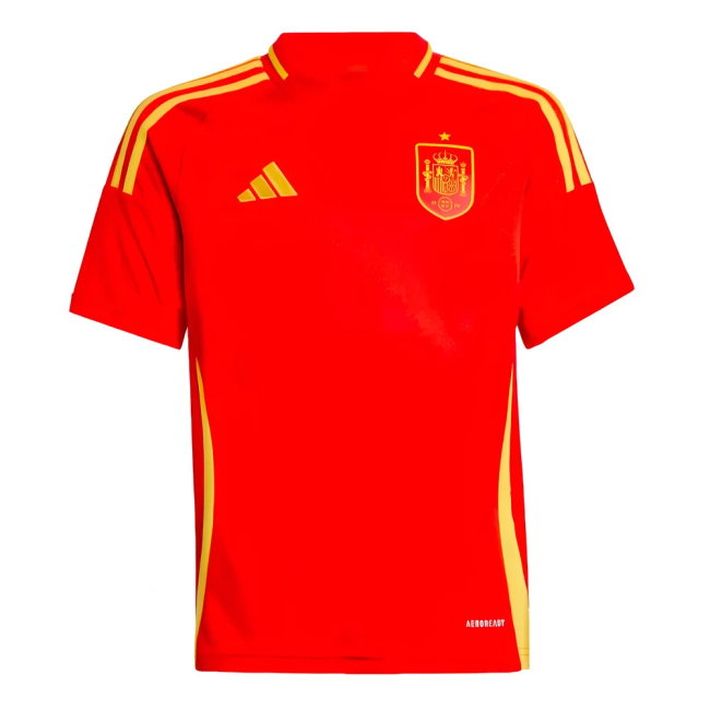 2024-2025 Spain Home Shirt (Kids) (Nacho 4)-SoccerKits Hub | Buy Soccer Jerseys Online